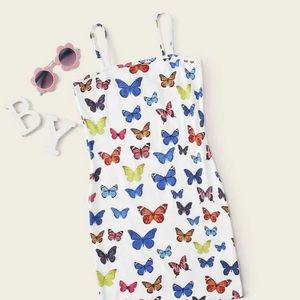 All over Print Girls Butterfly Dress